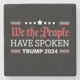 Posavasos De Piedra Nosotros El Pueblo Hemos Hablado Trump 2024