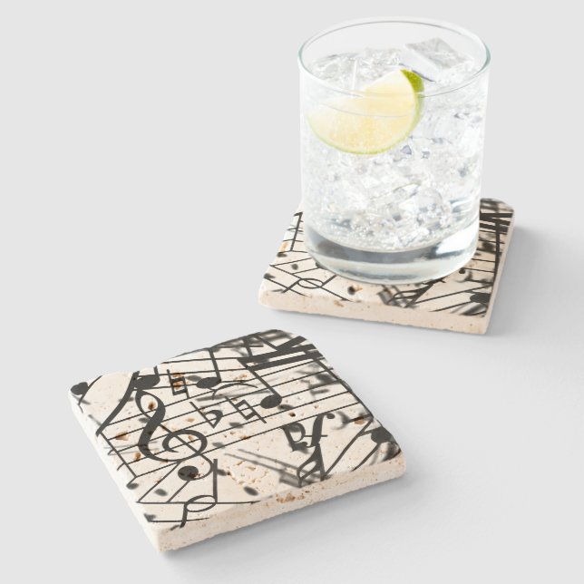 Posavasos De Piedra Notas musicales/Escribir una canción (Lateral)