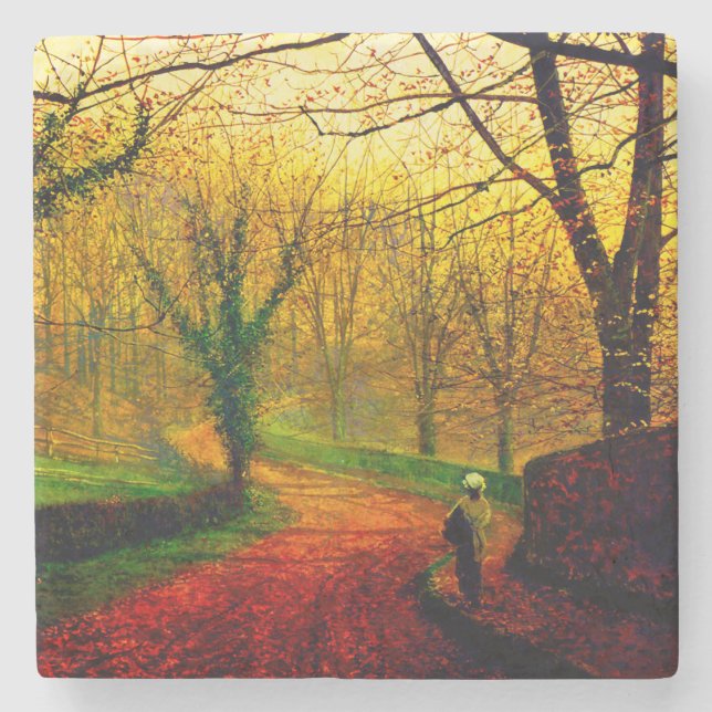 Posavasos De Piedra Noviembre por la tarde Stapleton Park Grimshaw (Anverso)