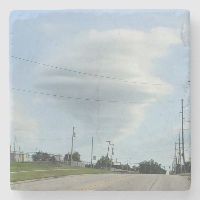 Posavasos De Piedra Nube Twister (Anverso)