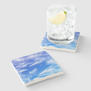 Posavasos De Piedra Nubes