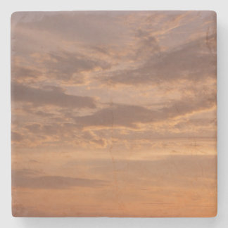 Posavasos De Piedra Nubes de sol II Pastel Naturaleza abstracta