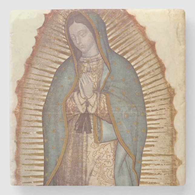 Posavasos De Piedra Nuestra Señora de Guadalupe (Nuestra Señora) (Virg (Anverso)