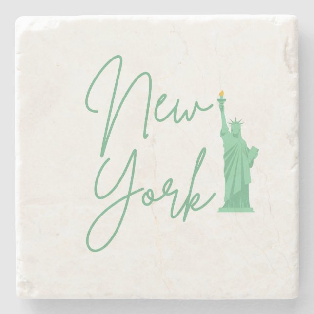 POSAVASOS DE PIEDRA NUEVA YORK (Anverso)