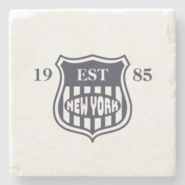 Posavasos De Piedra Nueva York (Anverso)