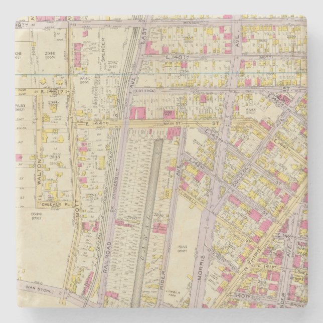 Posavasos De Piedra Nueva York 32 (Anverso)