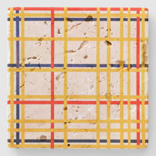 Posavasos De Piedra Nueva York I   Piet Mondrian