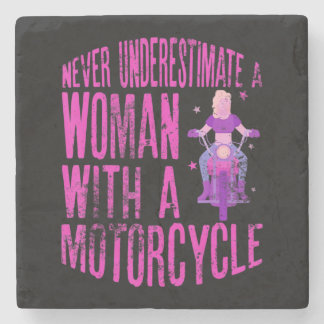 Posavasos De Piedra Nunca subestimar a una mujer