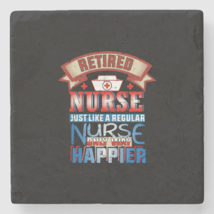 Posavasos De Piedra Nurse Gift Enfermera jubilada igual que una enfe