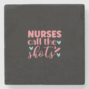 Posavasos De Piedra Nurse Gift   Enfermero Llama A Los Disparos