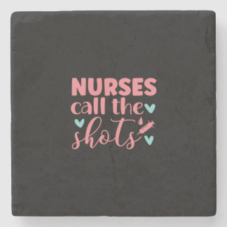 Posavasos De Piedra Nurse Gift | Enfermero Llama A Los Disparos