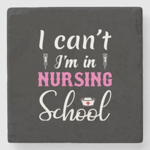 Posavasos De Piedra Nurse Gift Estoy En La Escuela De Enfermería