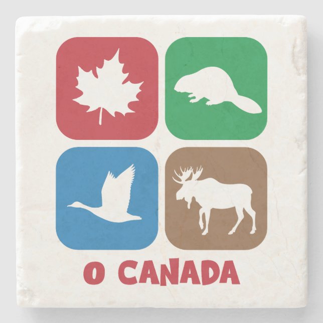 Posavasos De Piedra O Canadá (Anverso)