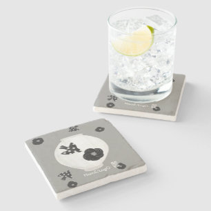 Posavasos De Piedra objet_22_camellia,pájaro y cerámica