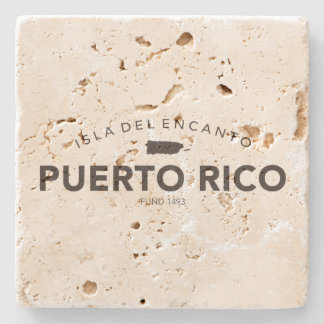 Posavasos De Piedra Obra clásica Barware de Puerto Rico