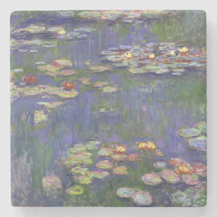 Posavasos De Piedra Obras maestras de nenúfares de Monet