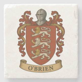 Posavasos De Piedra O'Brien Family Crest Keychain