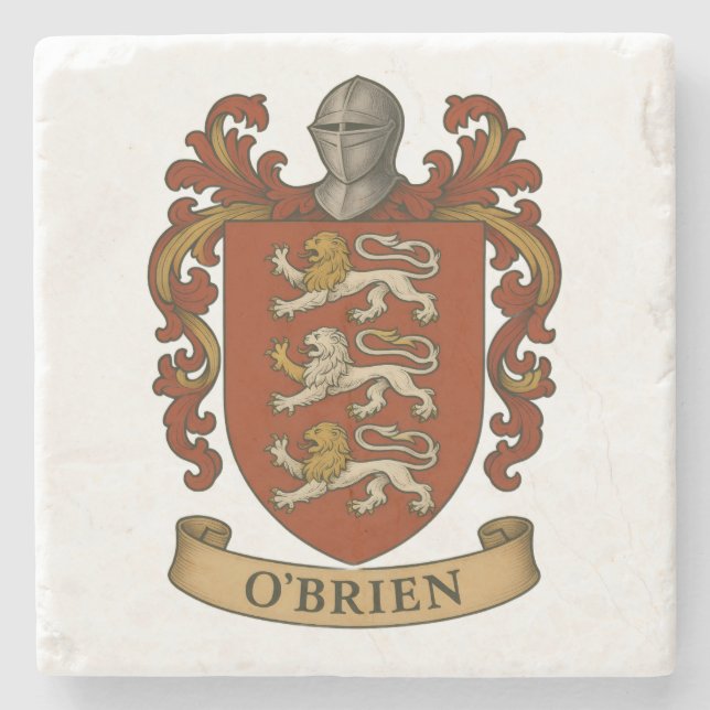 Posavasos De Piedra O'Brien Family Crest Keychain (Anverso)
