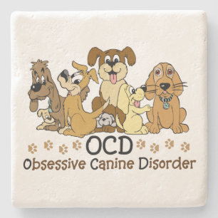 Posavasos De Piedra OCD Trastorno obsesivo canino