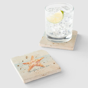 Posavasos De Piedra Ocean Beach Starfish