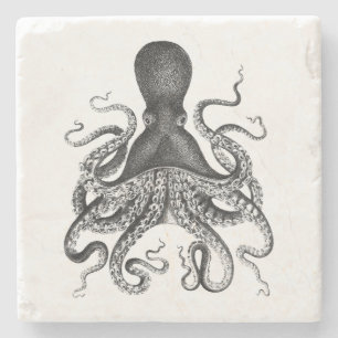 Posavasos De Piedra Octopus vintage