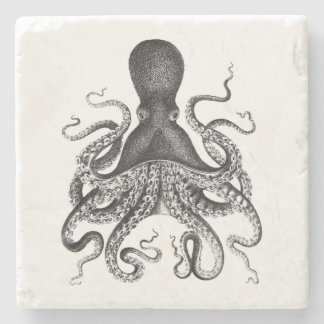 Posavasos De Piedra Octopus vintage