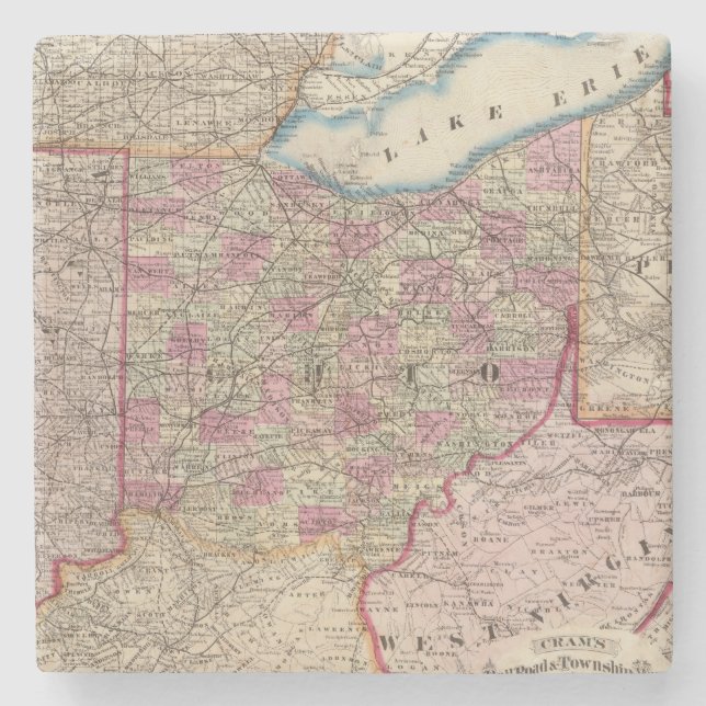 Posavasos De Piedra Ohio 9 (Anverso)