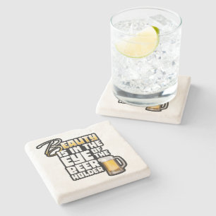 Posavasos De Piedra Ojo de la Beer Holder - Funny Beer Drinker