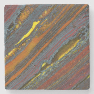 Posavasos De Piedra Ojo de Tigre Australiano Rayado