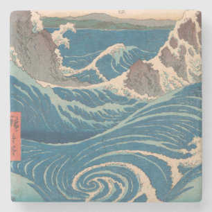 Posavasos De Piedra Olas japonesas Naruto Remolino Arte Oceánico