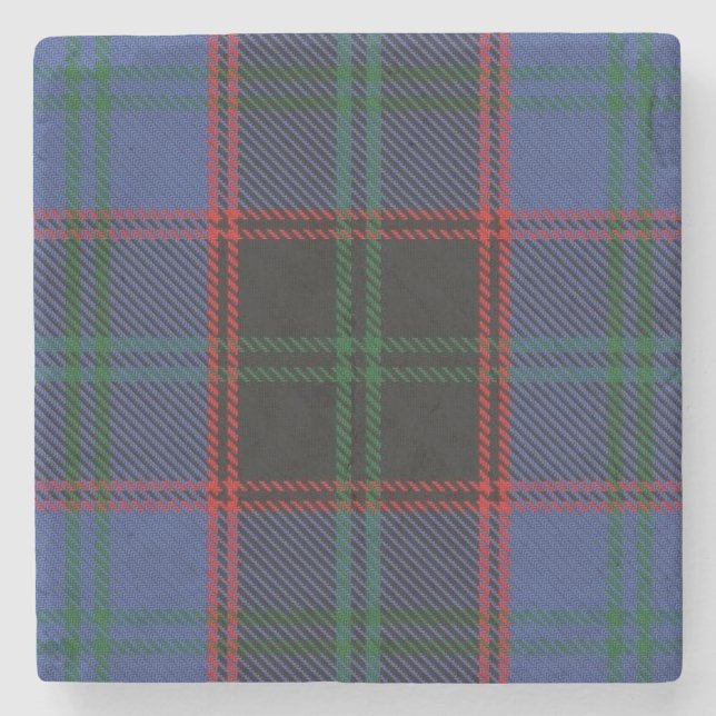 Posavasos De Piedra Old Scots Tavern Clan Home Tartán (Anverso)