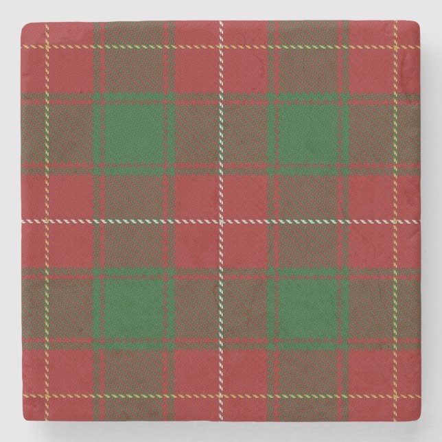 Posavasos De Piedra Old Scots Tavern Clan MacFie Tartan (Anverso)