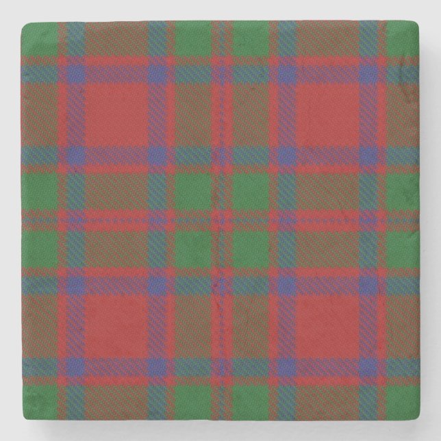 Posavasos De Piedra Old Scots Tavern Clan MacKintosh Tartán (Anverso)
