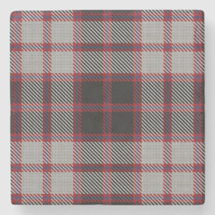 Posavasos De Piedra Old Scots Tavern Clan MacPherson Tartan