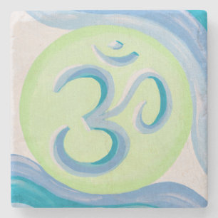 Posavasos De Piedra Om Stone Coasters