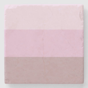 Posavasos De Piedra Ombre rayado rosado púrpura