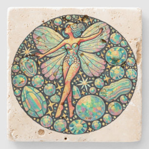 Posavasos De Piedra Opal Fairy