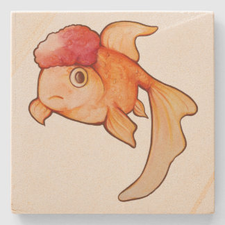 Posavasos De Piedra Oranda Goldfish