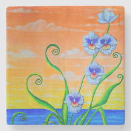 Posavasos De Piedra Orchid Sunset