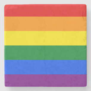 Posavasos De Piedra Orgullo arcoiris