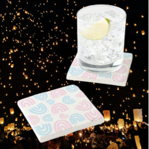 Posavasos De Piedra Orgullo bajo cada vaso