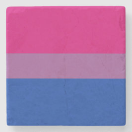 Posavasos De Piedra Orgullo bisexual (Bandera Bi)
