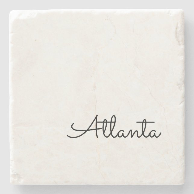 Posavasos De Piedra Orgullo de Atlanta (Anverso)