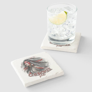 Posavasos De Piedra Orgullo de Cherokee