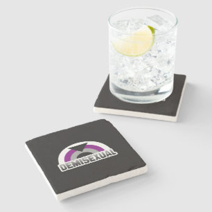 Posavasos De Piedra Orgullo demisexual