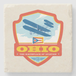 Posavasos De Piedra Orgullo el   Ohio del estado