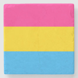 Posavasos De Piedra Orgullo Pansexual (Bandera Pan)