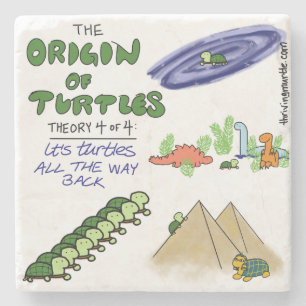 Posavasos De Piedra Origen de la teoría de las tortugas 4