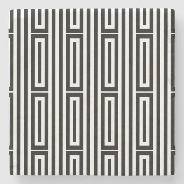 Posavasos De Piedra Origen étnico abstracto (Anverso)