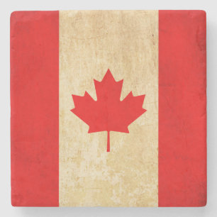 Posavasos De Piedra Original bandera patriótica de la época de CANAD
